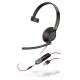 Plantronics Blackwire 5210 Monoaural Diadema Negro, Rojo auricular con micrófono 207577-01